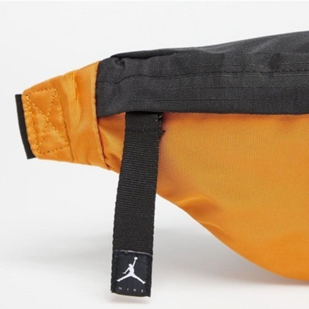 Jordan Jumpman Waist Bag Fanny Pack Orange‎ Black Mens Size Large Adjustable NWT - Picture 7 of 10